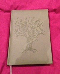 My shiny new journal. Coincidentally, a 50th birthday gift.