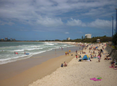 Mooloolaba Beach – where we soaked up the sun and were treated like long-lost relatives
